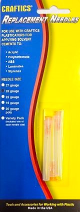Craftics 25-Gauge Replacement Needles / 3 pack Metal Needle