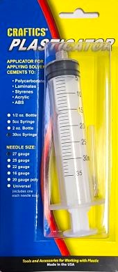 30cc Syringe Plasticator with 27-gauge metal needle