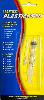 5CC Syringe Plasticator with 27-gauge metal needle