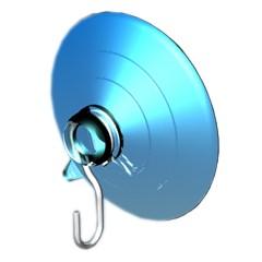 Medium Suction Cup-With Hook. 1-7/8"diameter