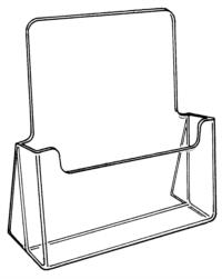 Counter Top Literature Holder for 8" x 11" media