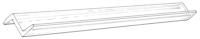 Standard Clear Extruded Acrylic (PMMA) Z-Bar - 6ft Long