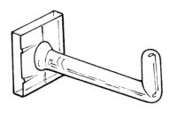 1/8" Round Hook 1-1/2"L