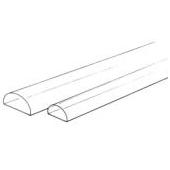 Half-Round Rod 1" x 3ft.