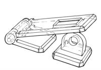 Pin-Style Hasp-1"w x 2-1/4"L