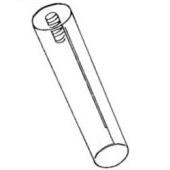 8" Drilled Rod - 3/4" Diameter Single Drilled