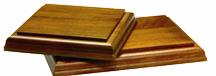 Walnut Base 6" x 6" Square