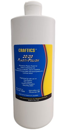 Craftics 20/20 Plasti-Polish 32oz flip-top bottle