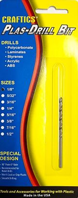 Craftics 1/8" Plas-Drill Bit