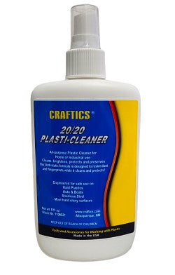Craftics 20/20 Plasti-Cleaner- 8oz Pump Bottle