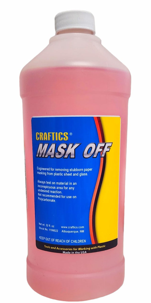Craftics Mask-Off. 1-quart (32oz) bottle