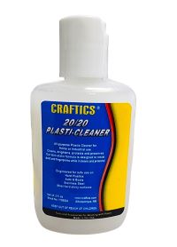 Craftics 20/20 Plasti-Cleaner-2oz flip-top bottle