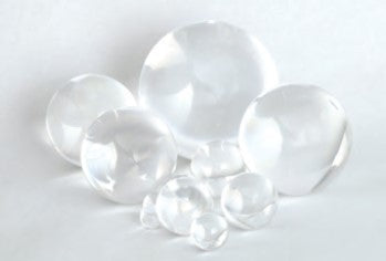 Clear Solid Acrylic Sphere ( Acrylic Ball ) 1/2" Diameter