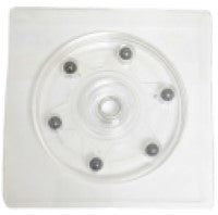 lear Turntable with Square Base