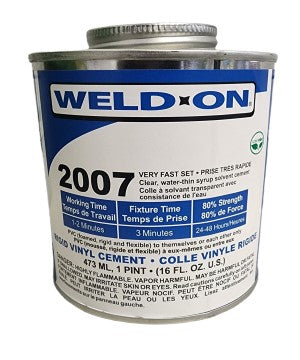 IPS Weld-On #2007 Clear 1 pint (16oz)