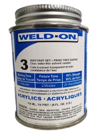 IPS Weld-On #3 Clear 4 oz.