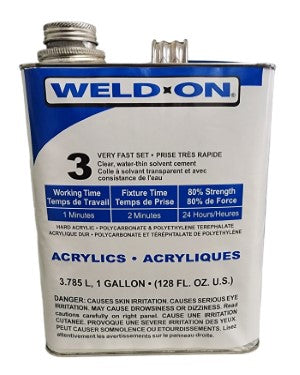 IPS Weld-On #3 Clear 1 Gallon