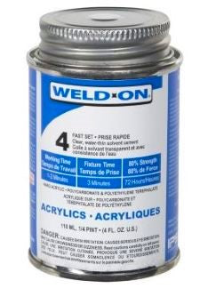 IPS Weld-On #4 Clear 1/4 Pint (4 oz)