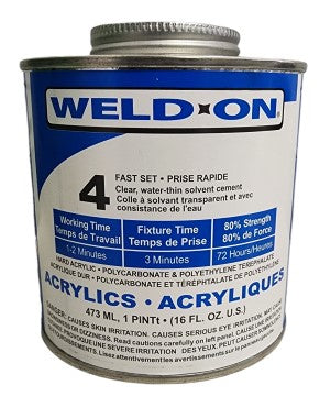 IPS Weld-On #4 Clear 1 pint (16oz)