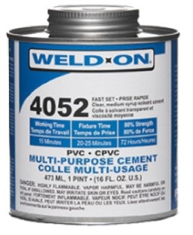 IPS Weld-On #4052 1 Pint (16oz)