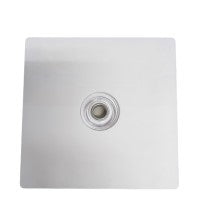 WhiteTurntable with Square Base