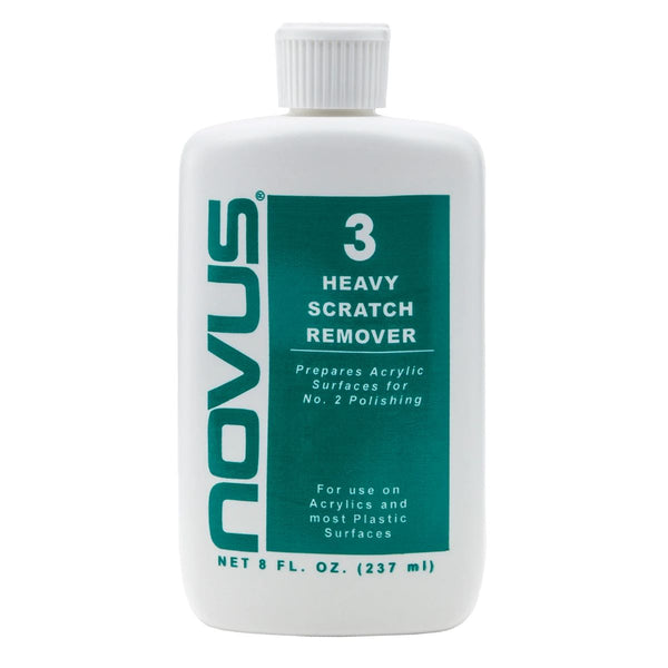 Novus Plastic Polish #3 Heavy Scratch Remover 8oz bottle
