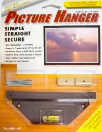 The hanger is 5" wide and will accommodate frames 7" and up to 24” wide, supports 50 lbs
