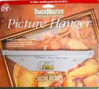 The hanger is 8" wide and will accommodate frames 10" and up to 36” wide, supports 50 lbs