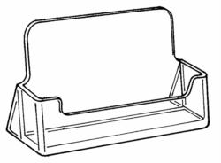 Injection Molded Business Card Holder-Standard